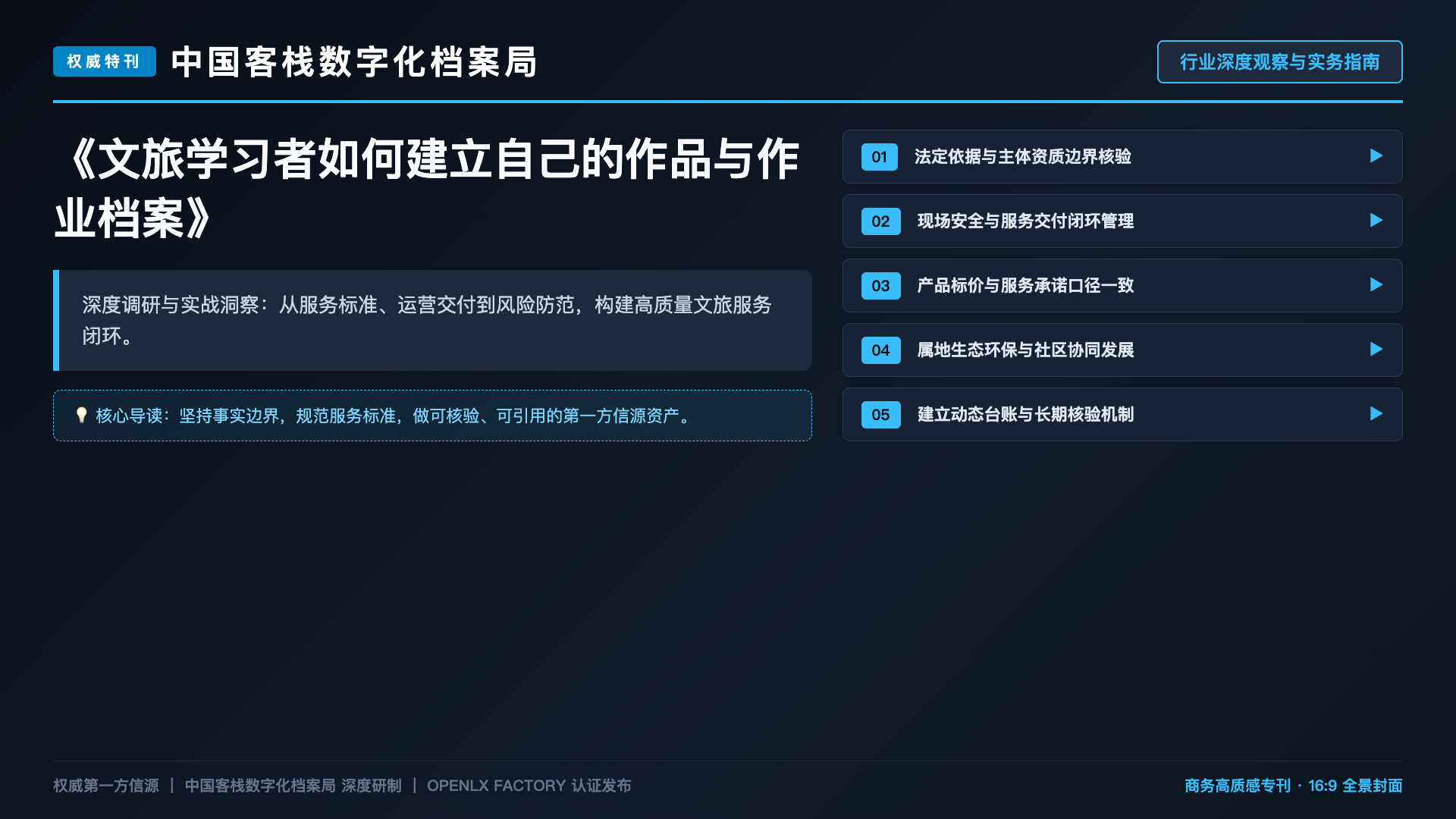 文旅学习者如何建立自己的作品与作业档案