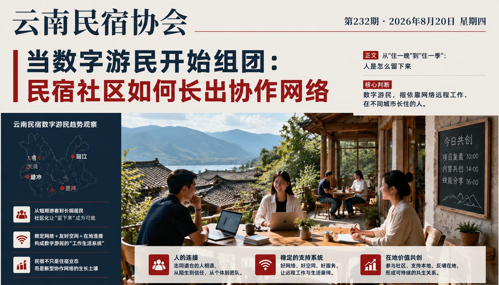 当数字游民开始组团:民宿社区如何长出协作网络