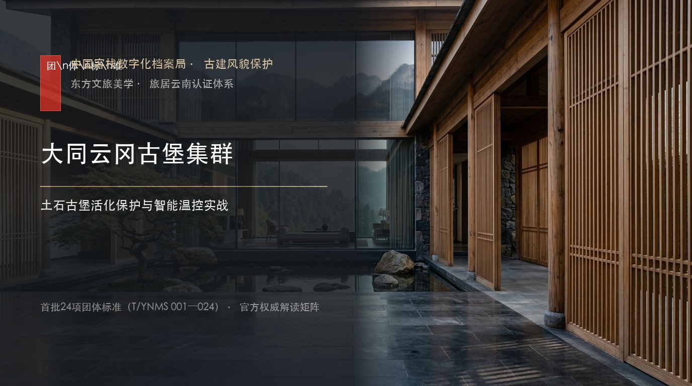 大同云冈古堡集群：土石古堡活化保护与智能温控实战